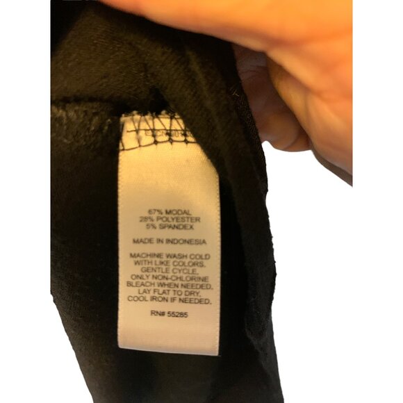 🌸3/$15🌸Express Black Long Sleeve Hi-Lo Blouse sz Small Tunic - Picture 5 of 6